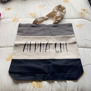 Alpha Chi Omega Tote Bag